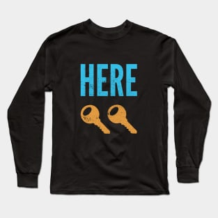 Here Kitty Kitty Long Sleeve T-Shirt